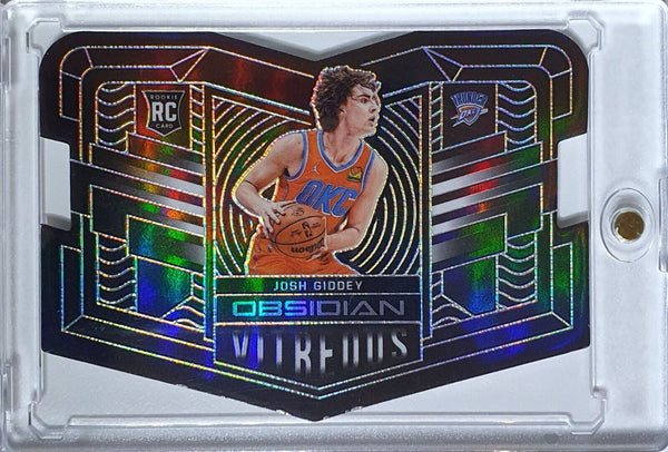 2021 Obsidian Josh Giddey Rookie #10 VITREOUS CASE HIT Die Cut - Ready to Grade