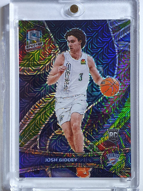 2021 Spectra Josh Giddey Rookie #104 META /25 Holo Variation RC - Ready to Grade