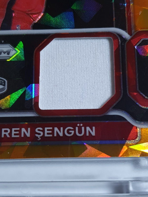 2021 Prizm Alperen Sengun Rookie #PATCH ORANGE CRACKED ICE Sensational Swatches