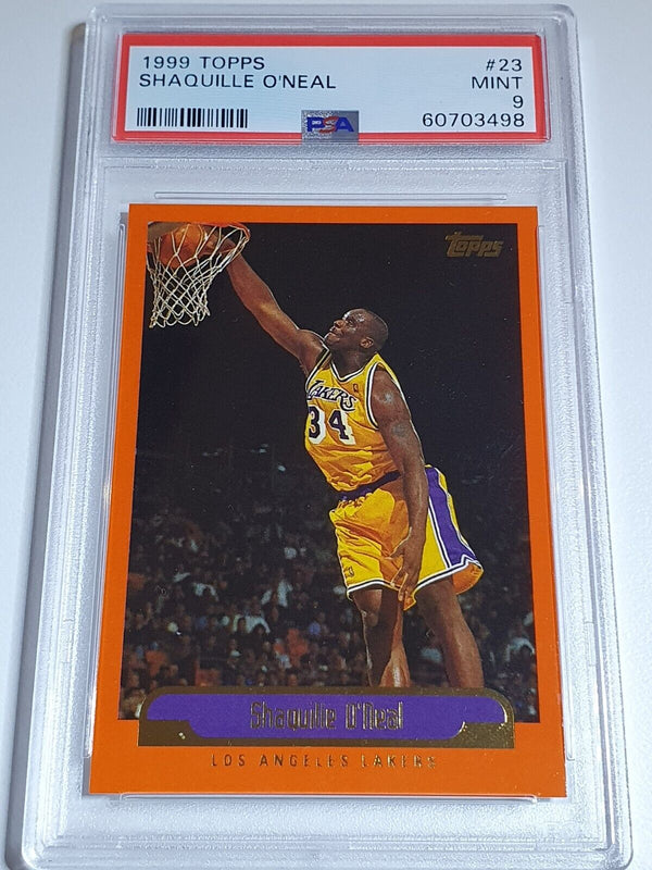 1999 Topps Shaquille O'Neal #23 - PSA 9 (LOW POP)