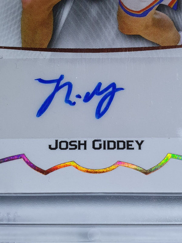 2021 Leaf Memories Josh Giddey Rookie AUTO BRONZE XRC - Ready to Grade