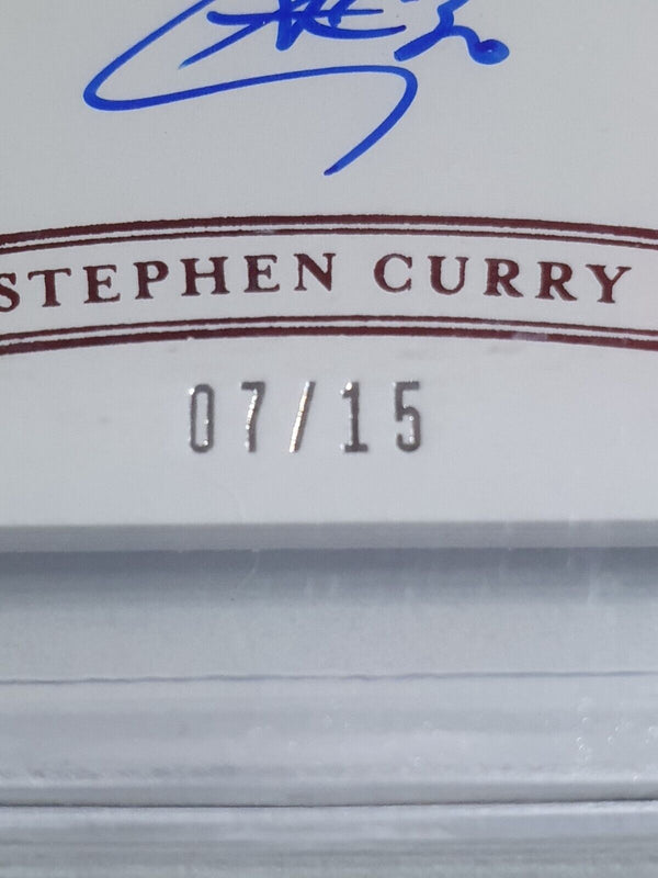 2019 Flawless Stephen Curry AUTO RUBY /15 Autographs - BGS 9 (POP 2)