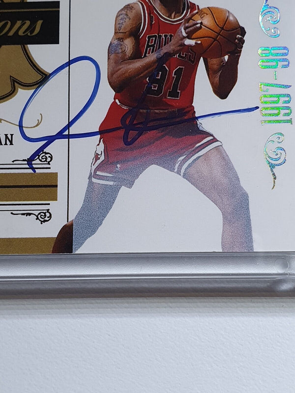 2011 National Treasures Dennis Rodman AUTO GOLD /25 Champions - Very Rare