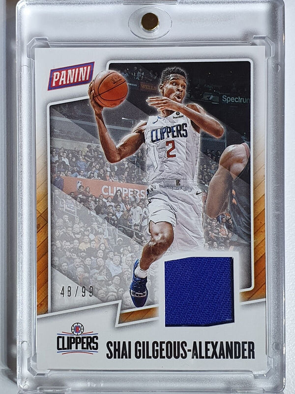 2018-19 Panini Shai Gilgeous-Alexander Rookie #PATCH /99 Game Worn RC Jersey