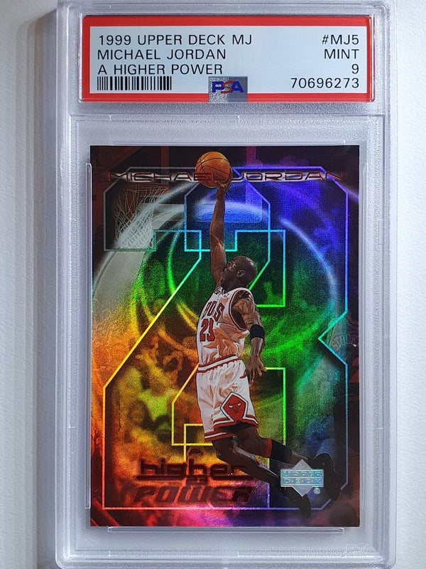 1999 Upper Deck Michael Jordan Higher Power #MJ5 HOLO - PSA 9 (POP 36)