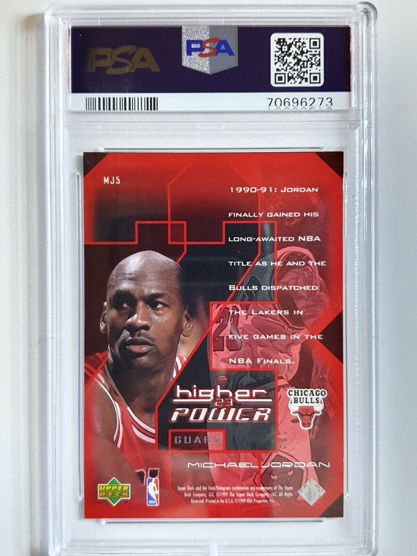 1999 Upper Deck Michael Jordan Higher Power #MJ5 HOLO - PSA 9 (POP 36)