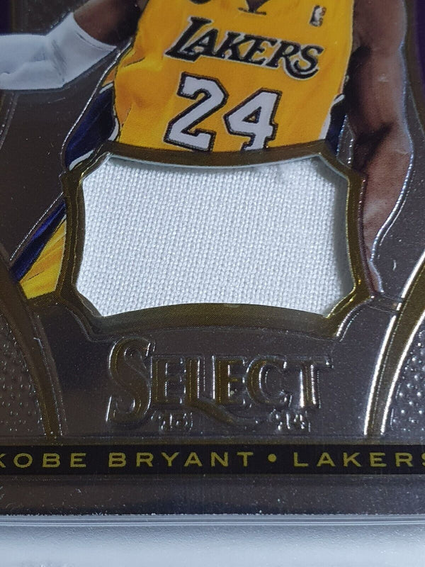 2014 Panini Select Kobe Bryant #PATCH Game Worn Jersey Relic - Rare