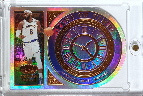 2021 Crown Royale LeBron James #1 BRONZED /99 HOLO Test of Time - Ready to Grade
