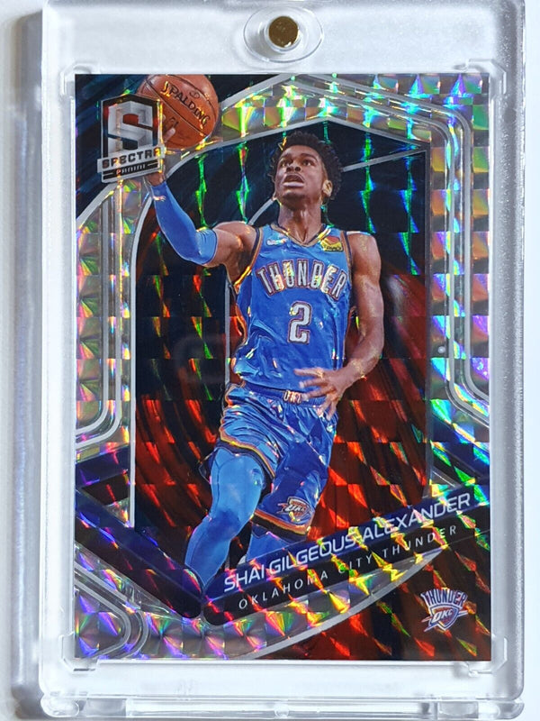 2019 Spectra Shai Gilgeous-Alexander #76 INTERSTELLAR /49 Prizm - Ready to Grade