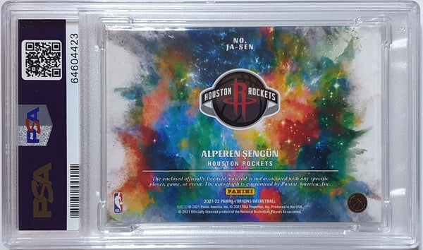 2021 Origins Alperen Sengun Rookie Patch Auto #RPA RC - PSA 9 (POP 1)