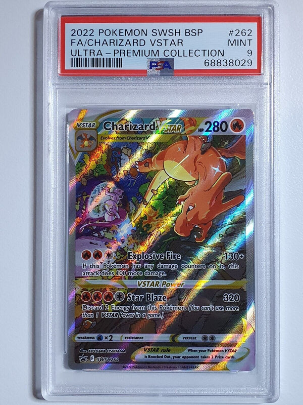 2022 Pokemon Charizard VSTAR SWSH262 Full Art Ultra Premium Collection – Perfect Edges Cards