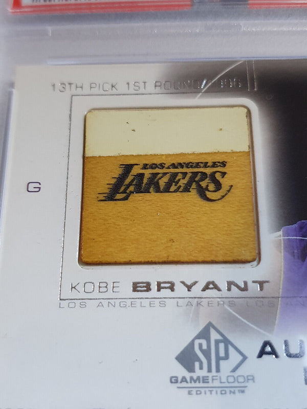 2000 SP Game Floor Kobe Bryant Kevin Garnett Authentic Floors - PSA 9 (POP 9)
