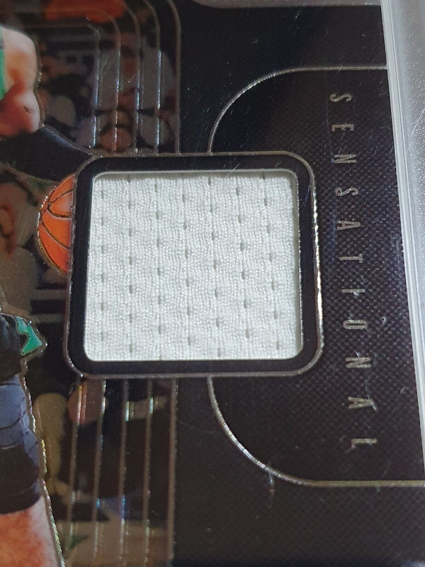 2019 Panini Prizm Kyrie Irving #PATCH Game Worn White Jersey - Rare