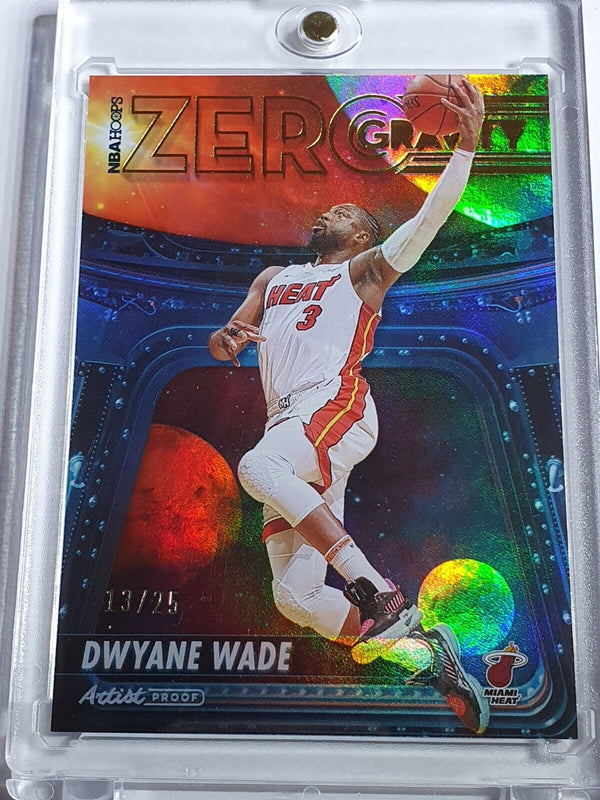 2022 NBA Hoops Dwyane Wade #17 ARTIST PROOF /25 HOLO - Ready to Grade