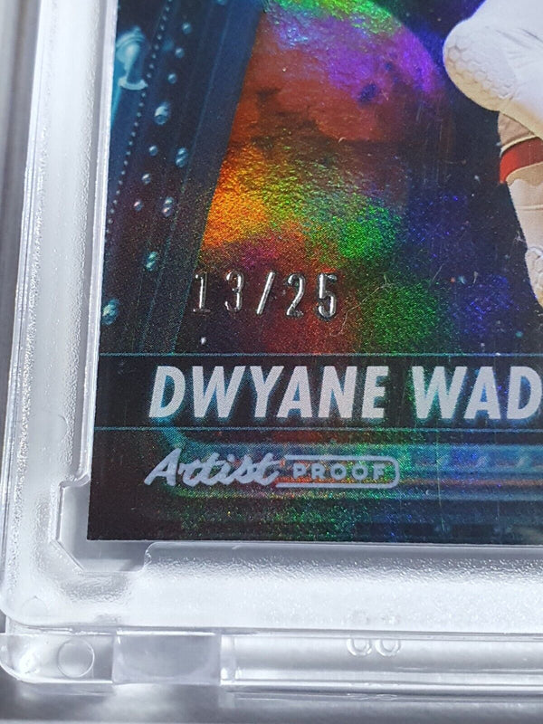 2022 NBA Hoops Dwyane Wade #17 ARTIST PROOF /25 HOLO - Ready to Grade