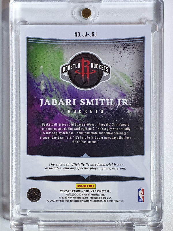 2022 Panini Origins Jabari Smith Jr. Rookie #PATCH Jumbo Jersey RC - Rare