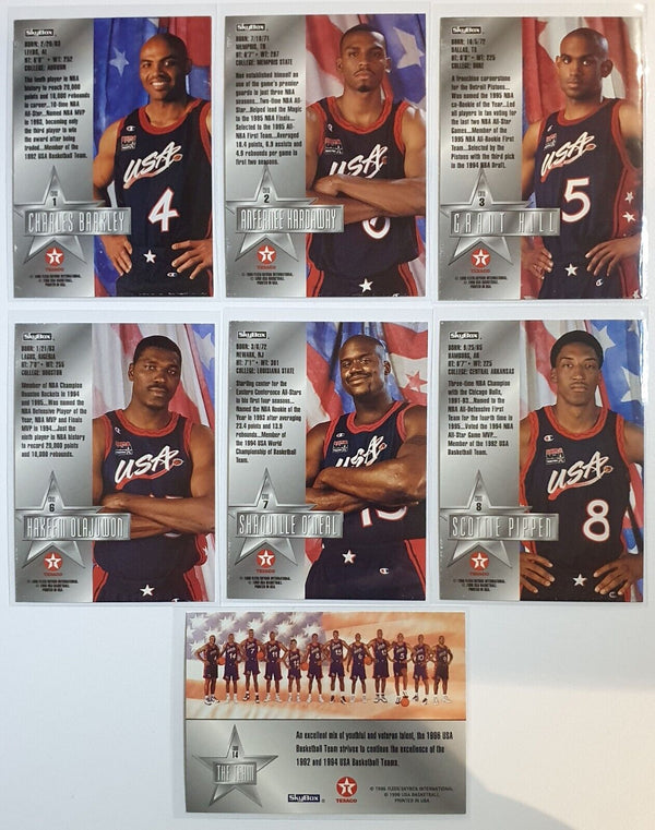 1996 Skybox Team USA Basketball Dream Team II - COMPLETE 14 CARD SET