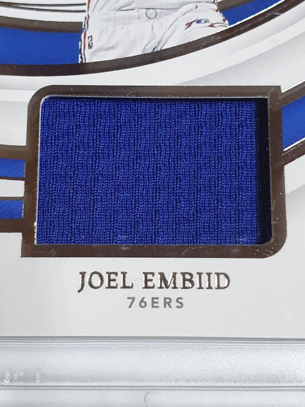 2021 Panini Immaculate Joel Embiid #PATCH /99 Game Worn Jersey - Rare