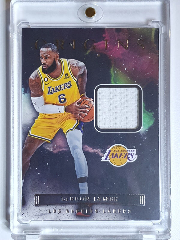 2022 Panini Origins LeBron James #PATCH Game Worn Jersey - Rare