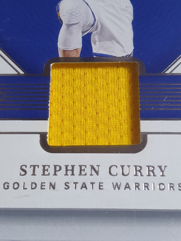 2021 National Treasures Stephen Curry #PATCH /99 Game Worn Jersey - BGS 9.5
