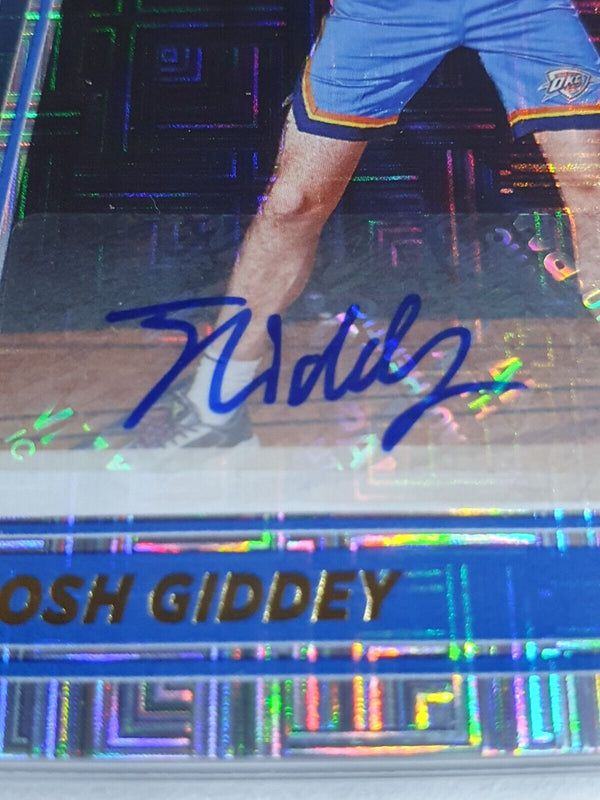 2021 Panini Donruss Josh Giddey AUTO CHOICE PRIZM Rated Rookie Autograph - PSA 9