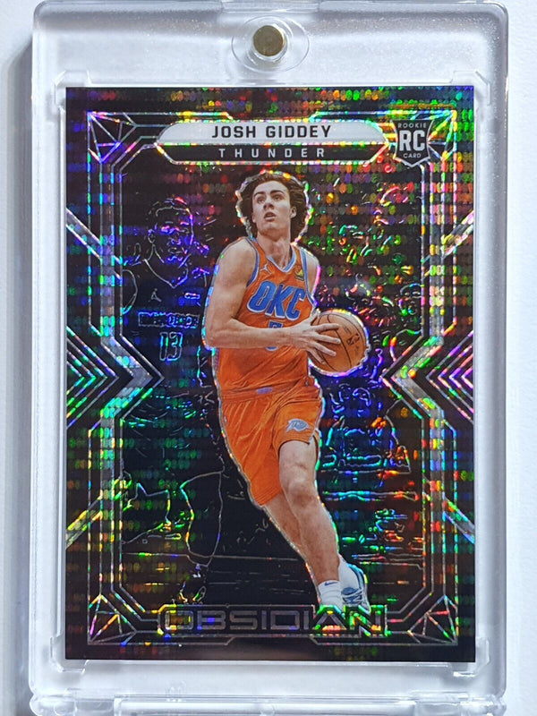 2021 Panini Obsidian Josh Giddey Rookie #156 PULSAR Holo - Ready to Grade