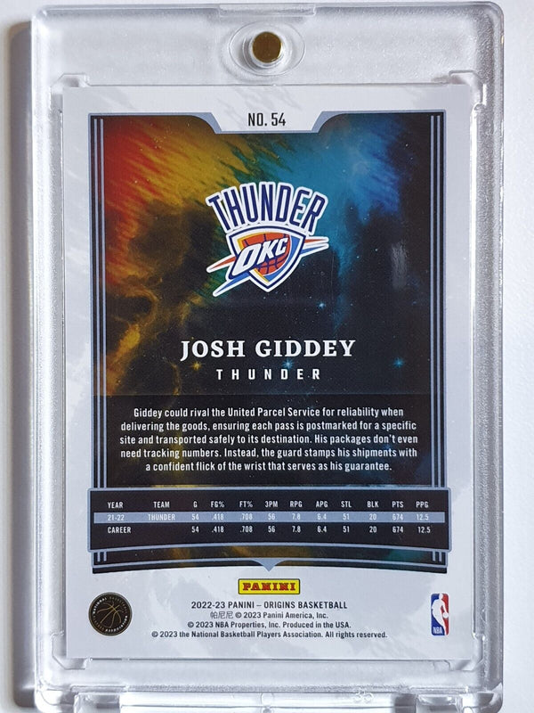 2022 Panini Origins Josh Giddey #54 - Ready to Grade