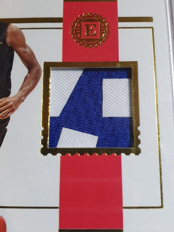 2018 Encased Shai Gilgeous-Alexander Rookie #PATCH GOLD /25 PRIME Jersey - PSA 9