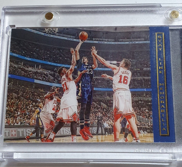 2015 Preferred Anthony Davis #PATCH Booklet /149 Game Worn Jumbo Jersey - Rare