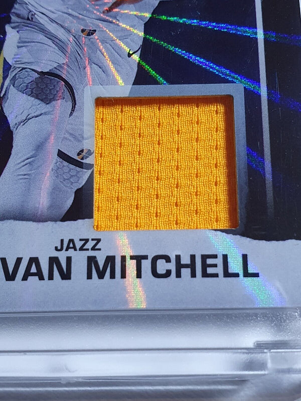 2021 Panini Donovan Mitchell #PATCH INFINITE LASER /25 Game Worn Jersey - Rare