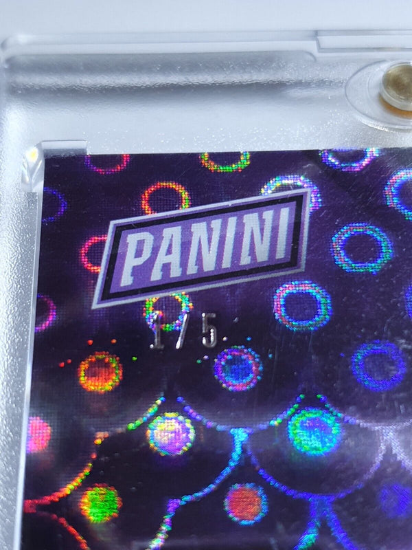 2018 Panini Magic Johnson #PATCH PYRAMIDS /5 Game Worn Jersey - Rare