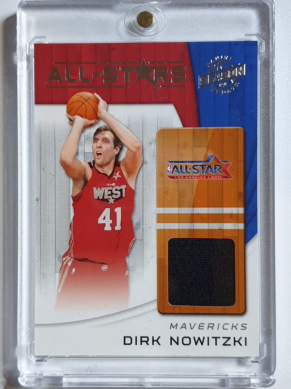 2011 Panini Season Update Dirk Nowitzki #PATCH Game Worn Jersey - Rare