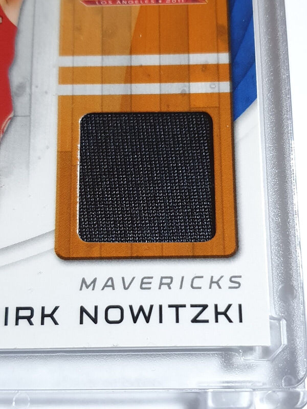 2011 Panini Season Update Dirk Nowitzki #PATCH Game Worn Jersey - Rare