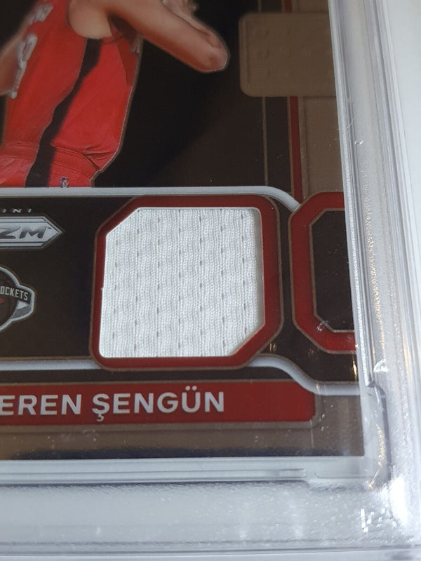 2021 Prizm Alperen Sengun Rookie #PATCH Sensational Swatches - PSA 9 (POP 2)