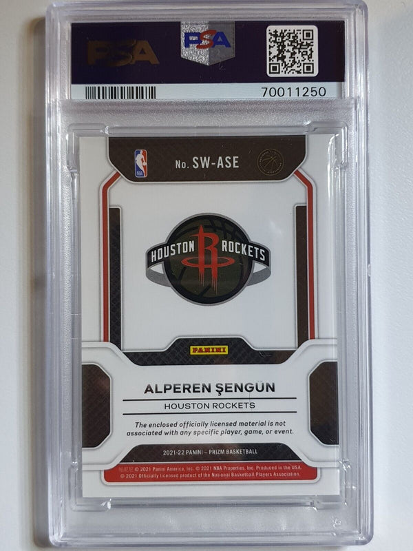 2021 Prizm Alperen Sengun Rookie #PATCH Sensational Swatches - PSA 9 (POP 2)