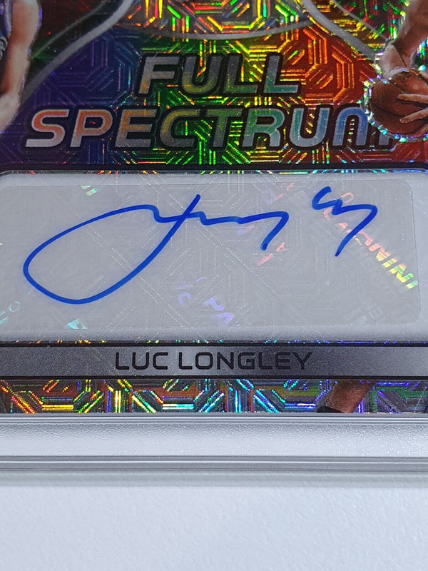 2021 Panini Spectra Luc Longley AUTO GOLD /10 Full Spectrum Signature - Rare