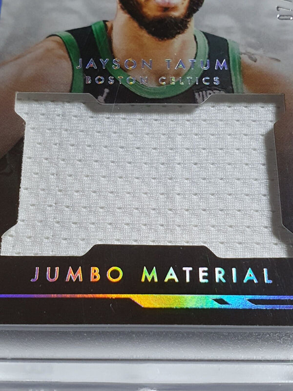 2021 Panini Noir Jayson Tatum #PATCH /99 Game Worn Jumbo Jersey - Rare
