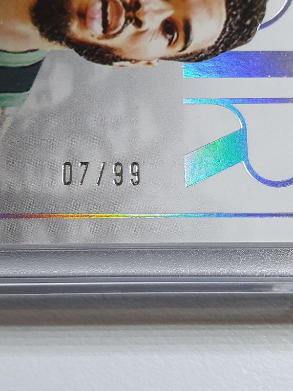 2021 Panini Noir Jayson Tatum #PATCH /99 Game Worn Jumbo Jersey - Rare