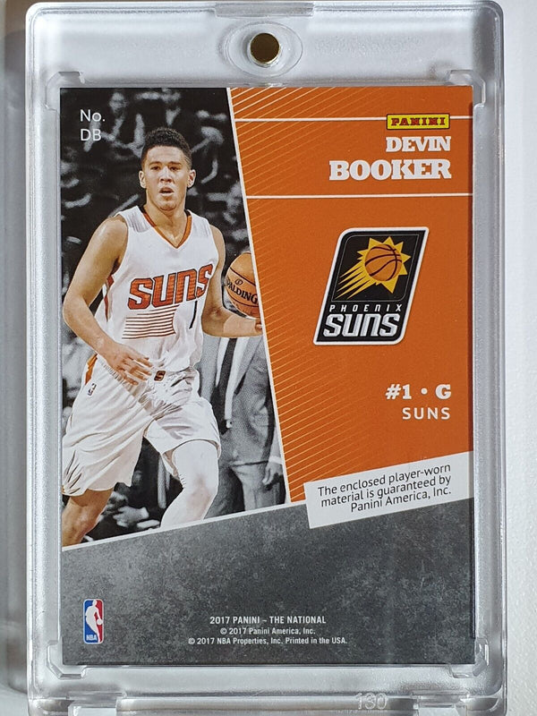 2017 Panini Devin Booker #PATCHES COSMIC /49 Game Worn 2 Color Jersey - Rare