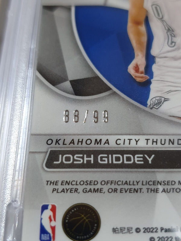 2021 Spectra Josh Giddey Rookie Patch Auto (RPA) CELESTIAL /99 - PSA 9 (POP 1)