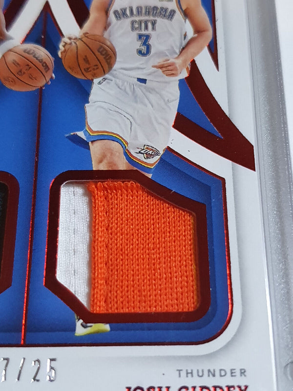 2021 Immaculate Josh Giddey Tre Mann Rookie #PATCH RED /25 RC Dual Jerseys
