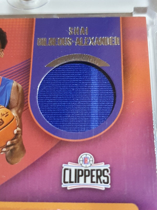 2018 Donruss Shai Gilgeous-Alexander Rookie Patch Auto (RPA) /99 Jersey 2 Colors