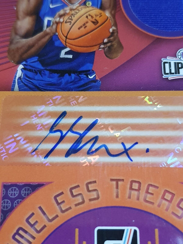 2018 Donruss Shai Gilgeous-Alexander Rookie Patch Auto (RPA) /99 Jersey 2 Colors