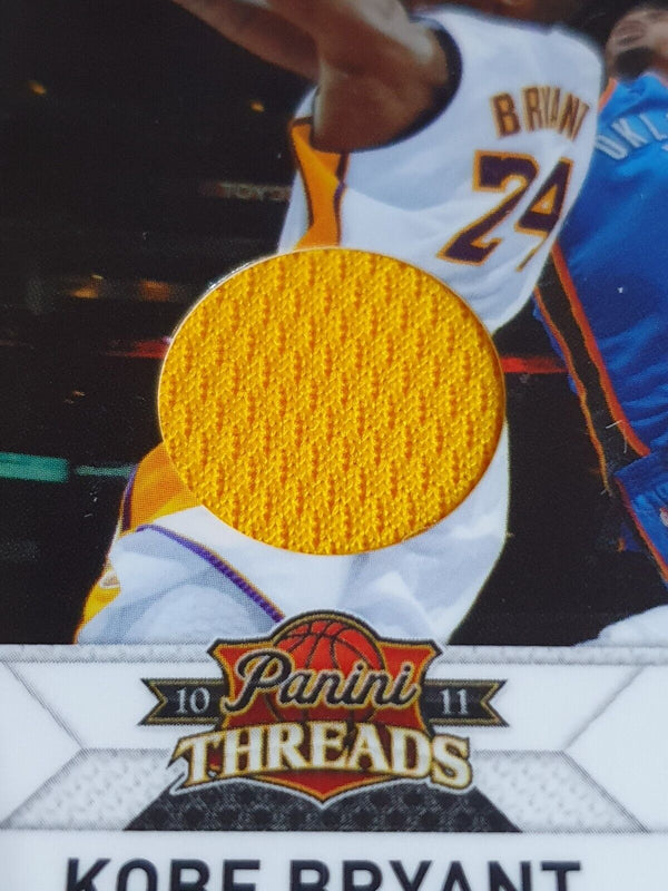 2010 Threads Kobe Bryant #PATCH /399 Game Worn Jersey - PSA 9 (POP 1)