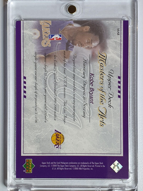 2000 Upper Deck Kobe Bryant #MA8 Masters of the Arts - Ready to Grade