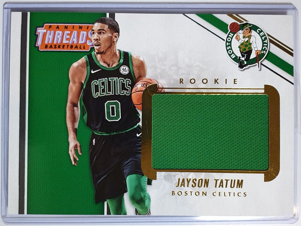 2017 Threads Jayson Tatum Rookie #PATCH Jumbo Game Worn Jersey RC - Rare