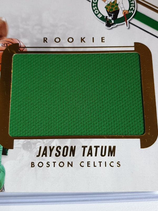 2017 Threads Jayson Tatum Rookie #PATCH Jumbo Game Worn Jersey RC - Rare