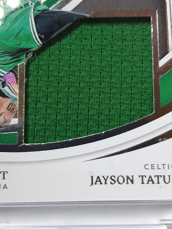 2021 Panini Immaculate Jayson Tatum #PATCH /99 Game Worn Jumbo Jersey - Rare