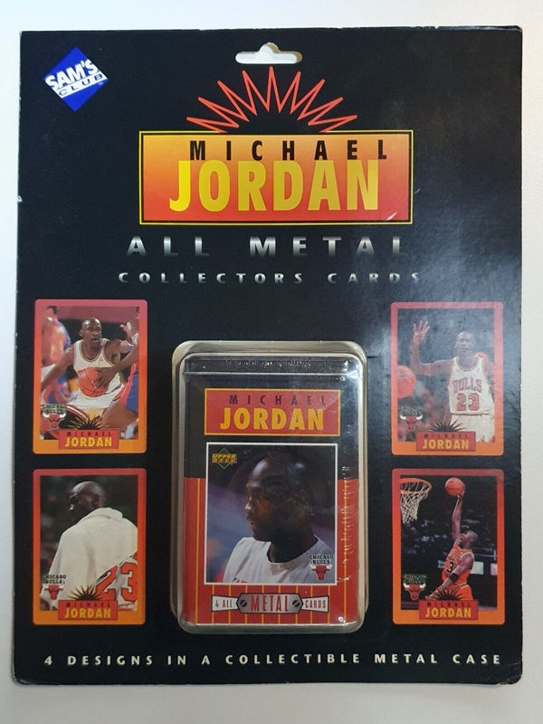 1995 Upper Deck Michael Jordan ALL METAL Card Set 4 Cards - Factory Sealed