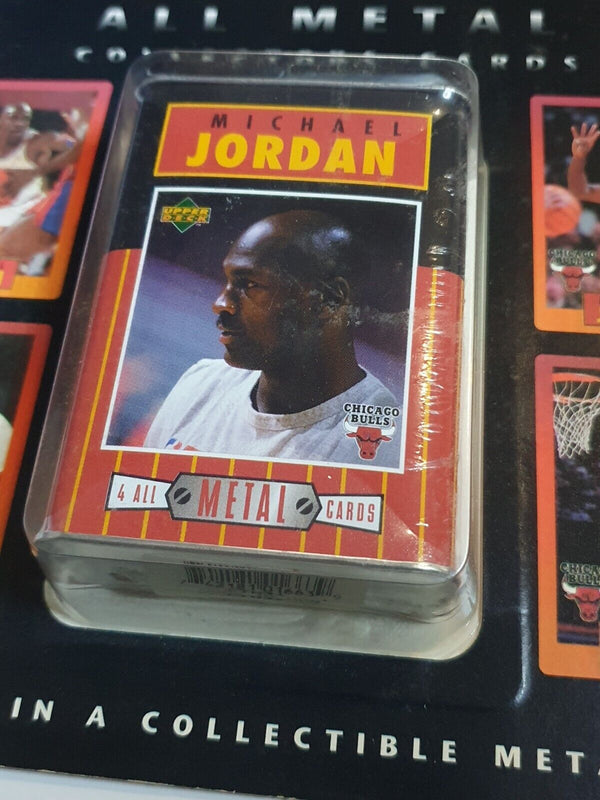 1995 Upper Deck Michael Jordan ALL METAL Card Set 4 Cards - Factory Sealed